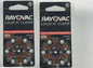 RAYOVAC LOUD N' CLEAR 312 Hearing Aid Batteries- 2 Pack New