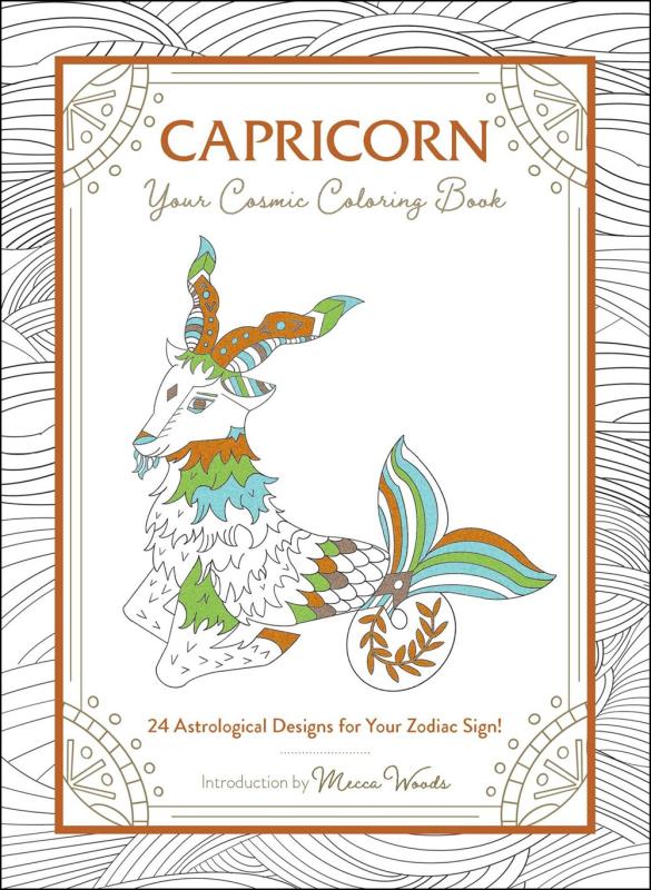 Astral Zodiac 48 Page Coloring Books - Choose Your Sign Brand New