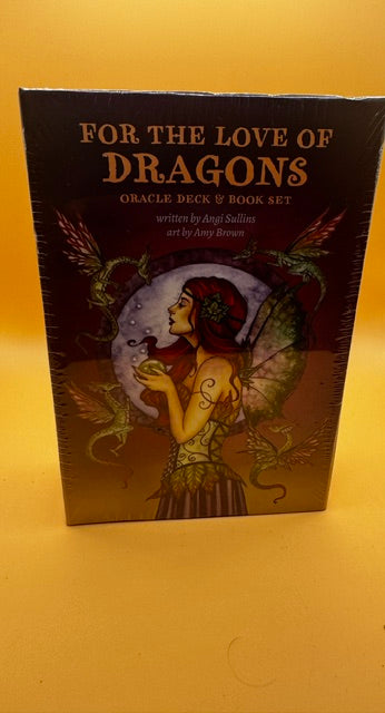 For The Love of Dragons Oracle Deck :44 Pink Gilt-Edged Cards New