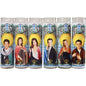Friends Set of 6 Prayer Candles - Ross, Rachel, Monica, Chandler Pheobe and Joey