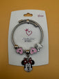 Mickey Mouse Theme Kids Heart Bracelets (Minnie Mouse) - Brand New Choose Color