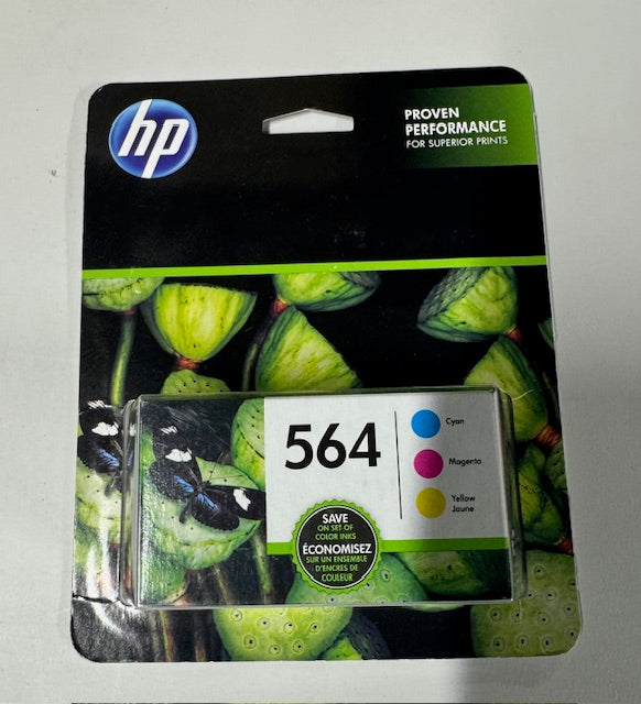 HP 564 Ink Cyan, Magenta & Yellow, 3 Ink Cartridges New