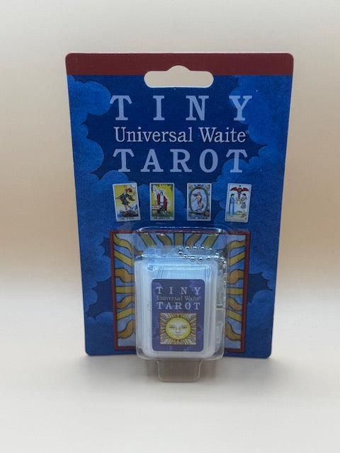 Tiny Tarot Universal Waite 78-Card Deck Key Chain New