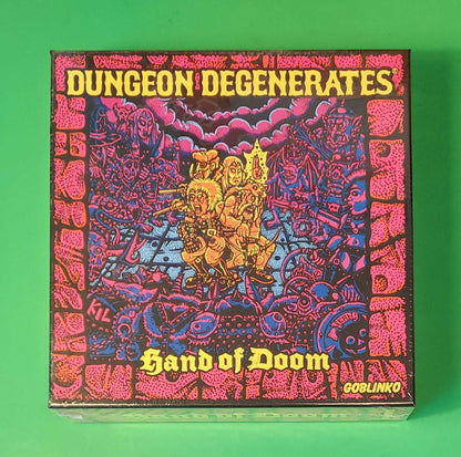 Dungeon Degenerates: Hand of Doom Board Game New Sealed