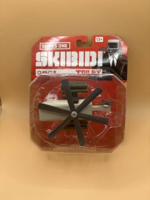 Skibidi Toilet Camera Attack Helicopter Diecast Collectible New
