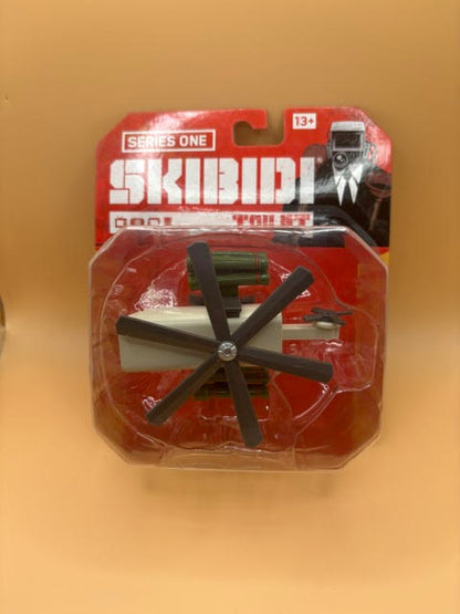 Skibidi Toilet Camera Attack Helicopter Diecast Collectible New