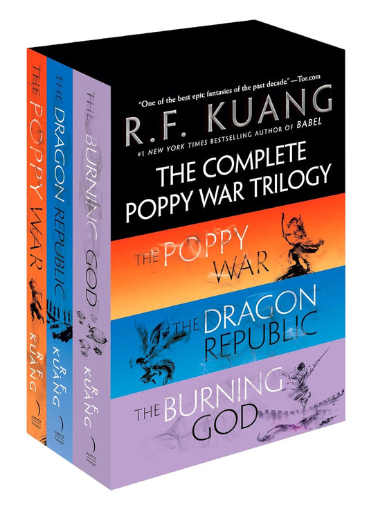 The Complete Poppy War Trilogy Boxed Set: War ,Dragon Republic , Burning God New