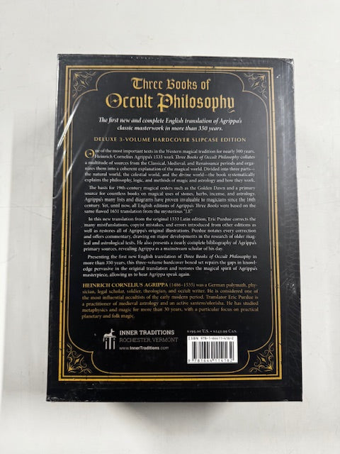 Three Books of Occult Philosophy Hardcover New