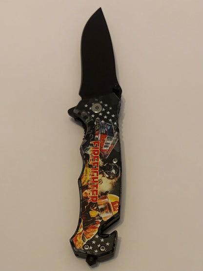 Swat Army Firefighter Navy Manual Pocket Knives- Brand New In Box Choose Theme