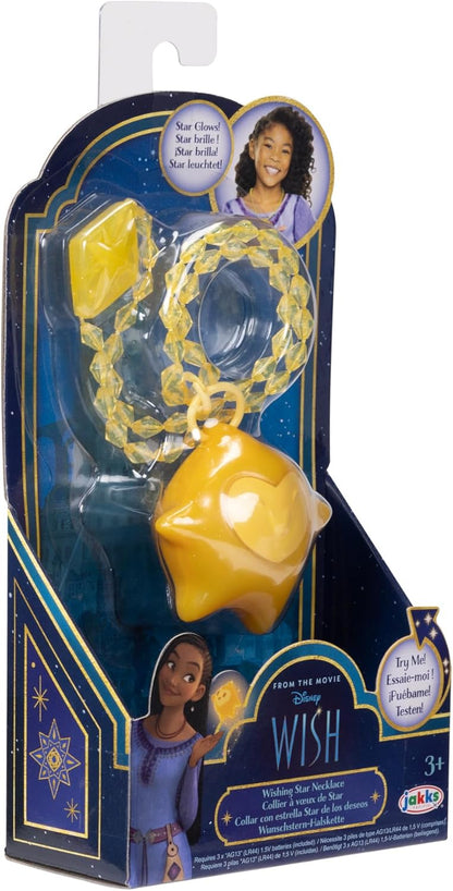 Disney's Wish Wishing Star Necklace with Light Up Feature