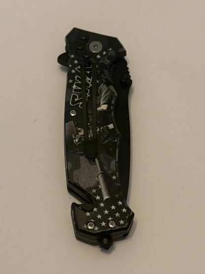 Swat Army Firefighter Navy Manual Pocket Knives- Brand New In Box Choose Theme