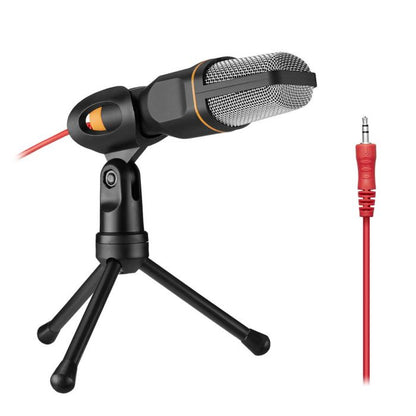 Professional Podcast Condenser Microphone with Stand and Suspension Mount