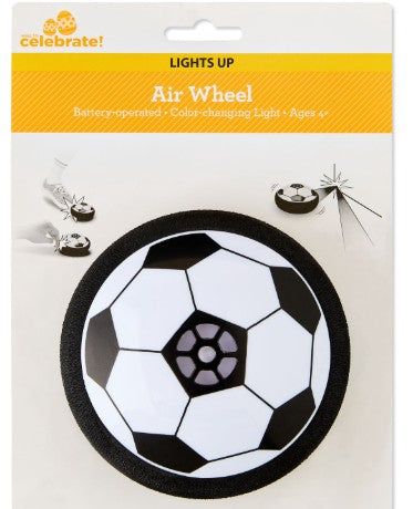 Battery-Operated Light-Up Air Wheel Party Favor, Black and White New
