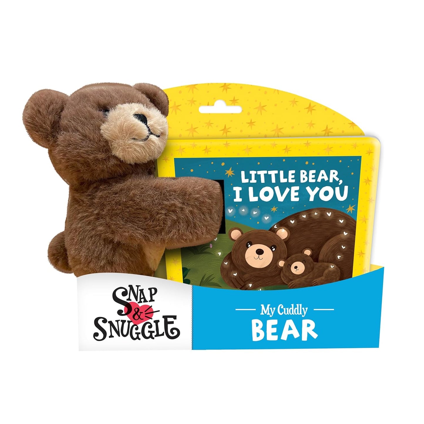 Snap & Snuggle Little Bear I Love You: Bear Plush , Slap Bracelet and Board Book