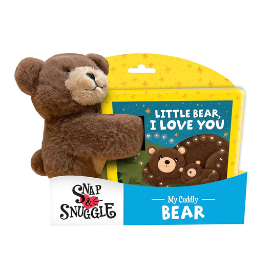 Snap & Snuggle Little Bear I Love You: Bear Plush , Slap Bracelet and Board Book