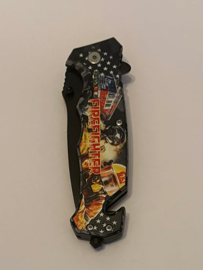 Swat Army Firefighter Navy Manual Pocket Knives- Brand New In Box Choose Theme