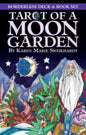 Tarot Of A Moon Garden Borderless Deck & Book Set 78 Purple Gilt-Edged Cards, New